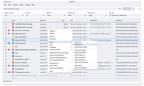 Nuix Workstation Screenshot